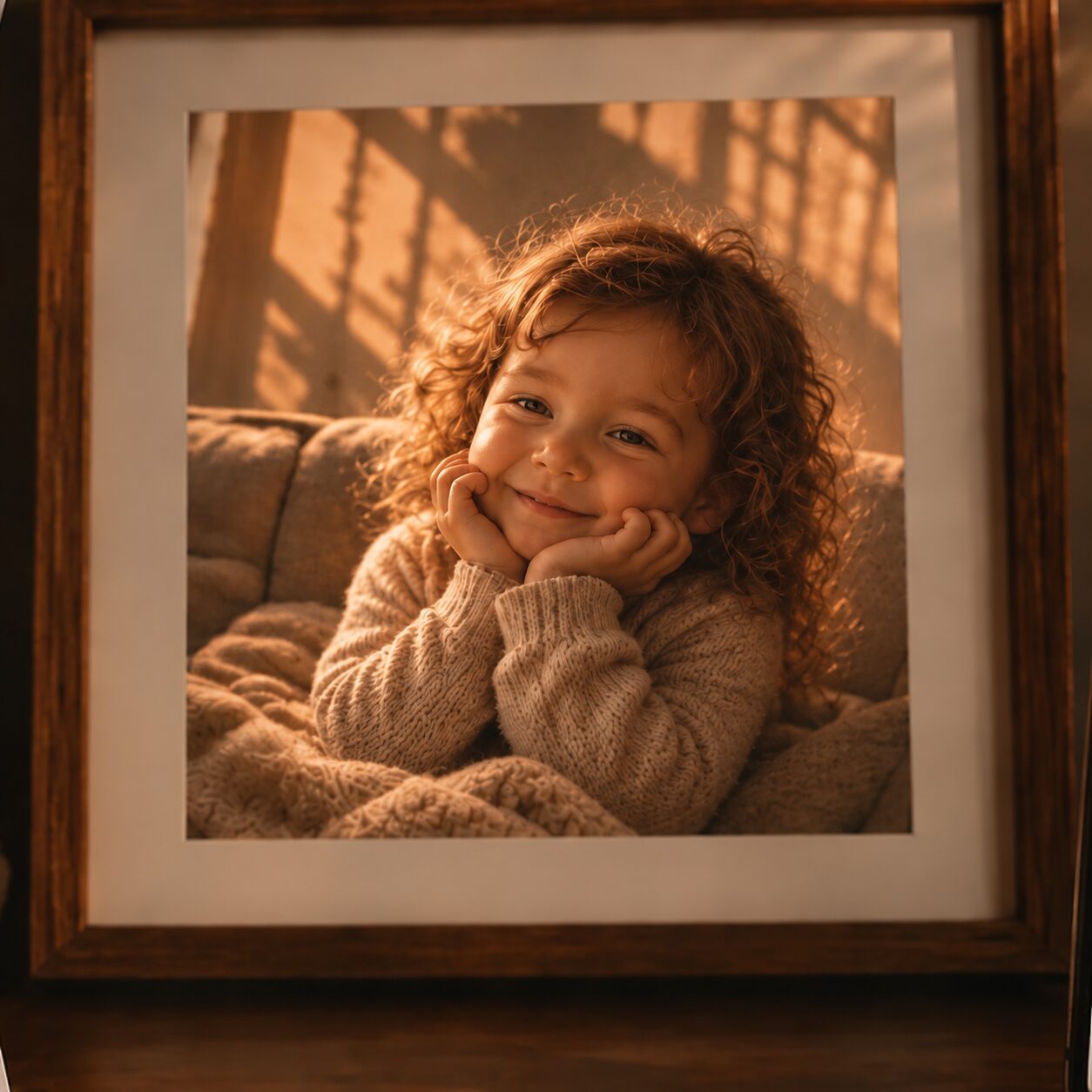 Signature Photograph — a framed family photograph